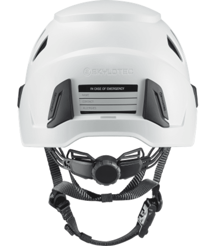 SKYLOTEC INCEPTOR GRX hjelm med hakestropp hvit