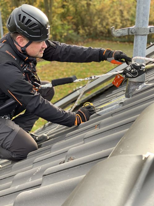 Hovedbilde SKYLOTEC ROOFWORXX KIT fallsikringstau m/redning ...