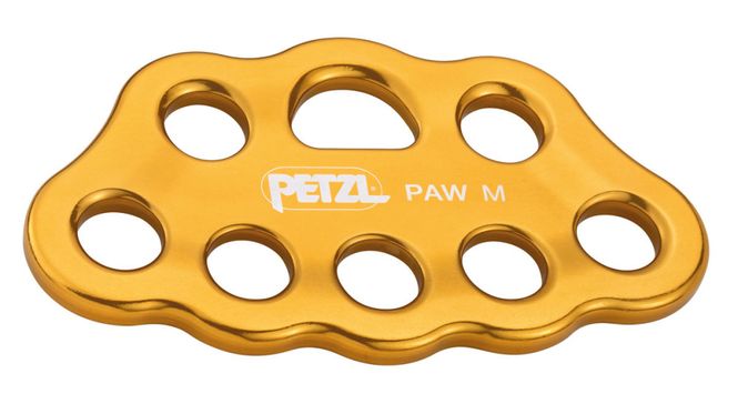 Hovedbilde PETZL PAW M riggplate medium 45kN gul