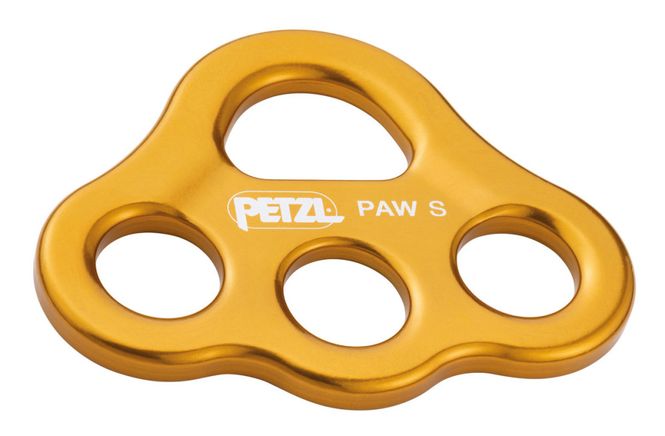 Hovedbilde PETZL PAW M riggplate small 36kN gul