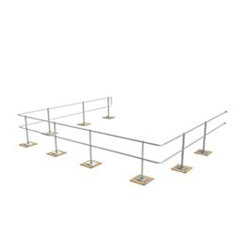 ABS GUARD ON TOP WOOD rekkverk for treverk 10 meter