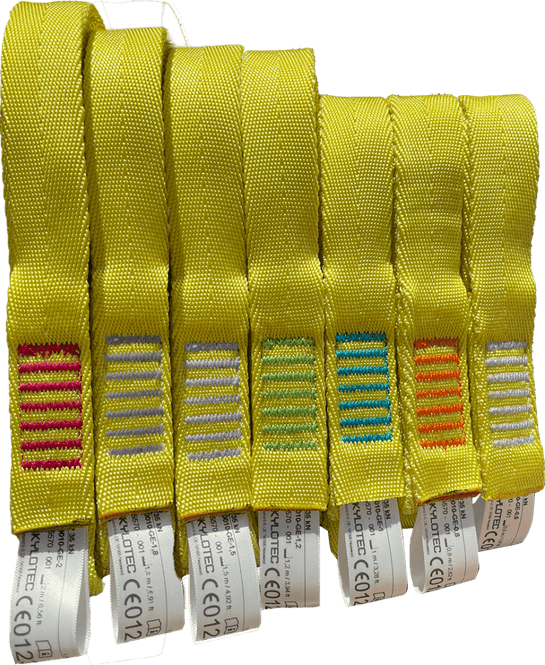 Hovedbilde SKYLOTEC LOOP 35kN slynge gul m/blå søm 1,0m